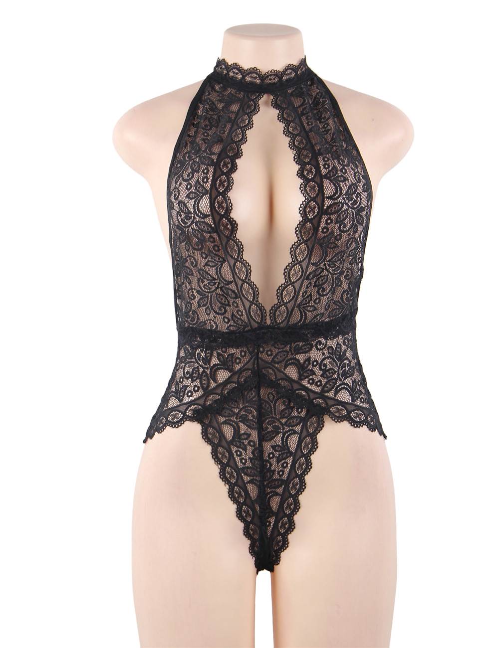 Exquisite Lace Open Cup Teddy - Image 3